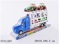 ST311207 - 喷漆惯性车载6只滑行车