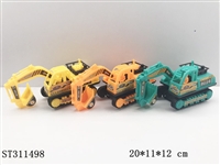 ST311498 - 惯性工程车/绿、黄、橙