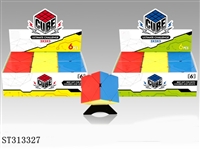 ST313327 - 常规色斜转魔方/6PCS