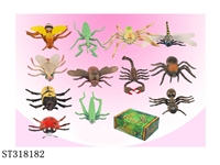 ST318182 - 12款4寸昆虫/PVC
