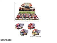 ST320018 - 涂鸦惯性工程车/12PCS