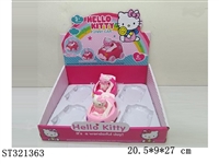 ST321363 - Hellokitty卡通惯性车6PCS