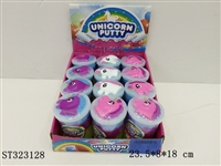 ST323128 - 独角马三色特大瓶PUTTY/12只