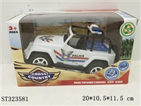 ST323581 - 惯性越野警车带音乐灯光