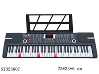 ST323607 - 61键黑色电子琴带麦/键盘灯/电源/USB线