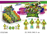 ST327486 - DEFORMATION EGG TO NINJA TURTLES (MIXED 4 KINDS)