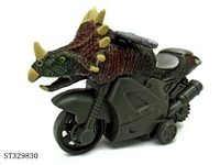 ST329830 - Friction Dinosaur Stunt Motorcycle-Simulation Triceratops