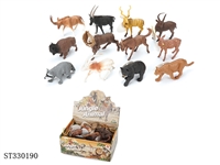 ST330190 - 12只5寸野生动物盒装