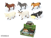 ST330213 - 12只8寸农场动物盒装