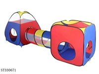 ST330671 - 红黄蓝帐篷三件套