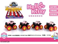 ST330726 - KT猫 12只装大轮合金攀爬车（4款混装）