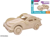 ST331841 - 3D小轿车 42PCS