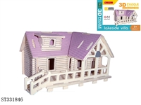 ST331846 - 3D乡村小屋 19PCS