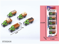 ST332416 - 5只条装1:64回力合金农夫车（5款混装）