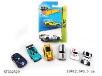 ST332529 - 1:64风火轮2只吸版滑行合金车