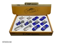 ST333132 - 12PCS 6款合金警车 滑行 喷漆