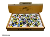 ST333134 - 12PCS 6款涂鸦合金车 滑行