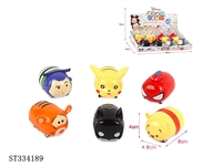 ST334189 - 12PCS 6款迪士尼合金车 回力 喷漆【英文包装】