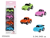 ST334331 - Q版迷你合金回力赛车 4PCS