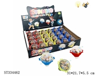 ST334462 - 24PCS 摩擦陀螺 灯光 包电【英文包装】