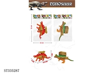 ST335287 - Environment friendly PVC soft material armored dinosaur