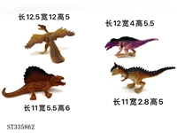 ST335862 - PVC SOLID DINASAUR MODEL (MIXED 4 KINDS)
