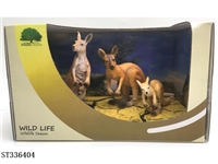 ST336404 - Male kangaroo female kangaroo, 3 kangaroos in total