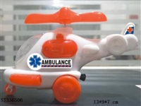 ST336506 - Pull airplane 3 colors (sugar can be loaded) with lights
