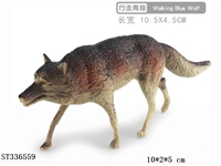 ST336559 - Walking green wolf