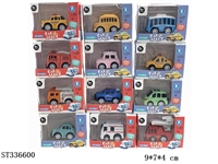 ST336600 - 合金回力卡通小汽车工程车12款混装（CPC）