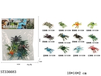 ST336683 - Solid mini spider(12pcs)