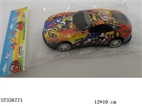 ST336771 - 1只装合金铁皮赛车回力车1：56