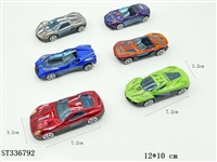 ST336792 - 1：64合金滑行赛车（单只袋装）