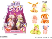 ST336897 - PVC SLEEPING BABY (MIXED 6 KINDS)