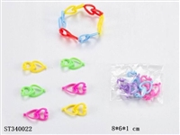ST340022 - Heart to heart cartoon hand ring