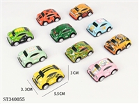 ST340055 - 5.5cm Huili tin car Beetle