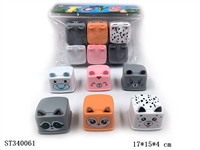 ST340061 - 6 cartoon block animal return carts