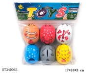 ST340063 - 6 cartoon insect return carts