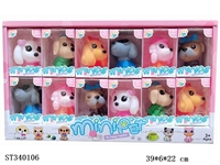 ST340106 - Exquisite Enamel Dog Animal Set of 12