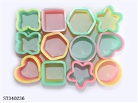 ST340236 - 12 NOCTILUCENT ODD-SHAPED RAINBOW SPRING