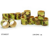 ST340237 - 12 PRINTED CAMOUFLAGE RAINBOW SPRING