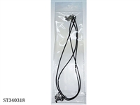 ST340318 - COUPLE NECKLACE DECORATION(CAN ADJUST THE LENGTH,2PCS/BAG)